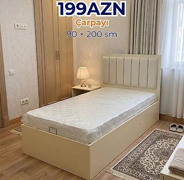 Yeni, Təknəfərlik çarpayı, Bazasız, Matras ilə, Siyirməsiz, Azərbaycan lalafo.az -da Yeni, Təknəfərlik çarpayı, Bazasız, Matras ilə, Siyirməsiz, Azərbaycan