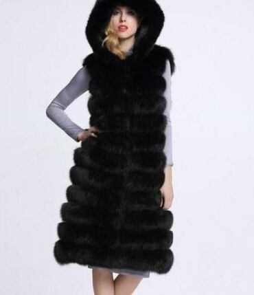 svilene marame novi sad: S (EU 36), M (EU 38), Faux fur, color - Black