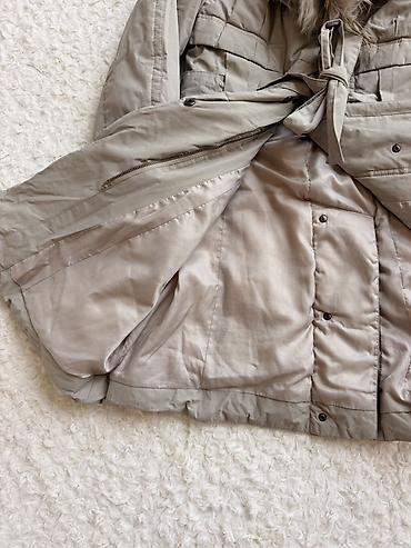 Айымдардын кийими: Пуховая парка Max Mara в отличном состоянии. Размер: S (42-44) - — 3