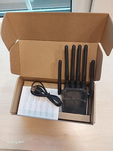 wifi cekdirmek: Wi-Fi AP/Repeater – 6 antennali gücləndirici Xüsusiyyətlər: - 2.4 GHz — 2