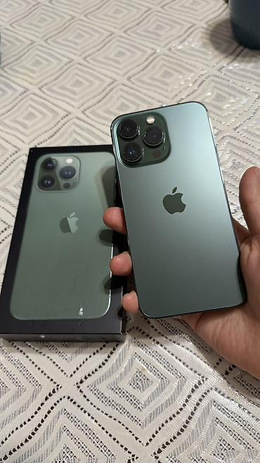 13 pro apple: IPhone 13 Pro, Б/у, 1 ТБ, Alpine Green, Коробка, 80 % — 2