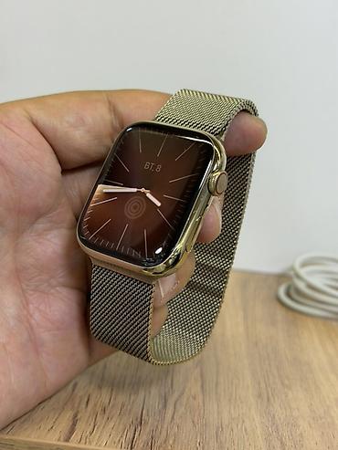 лучшая копия apple watch: Apple Watch Series 9 45 мм Gold + оригинальный Milanese Loop Редкость — 2