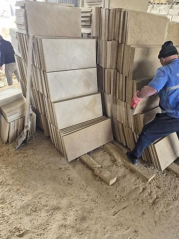 Ağlay: Təbii daş üzlük plitələri - Material: Qumdaşı (təbii daş), açıq — 2