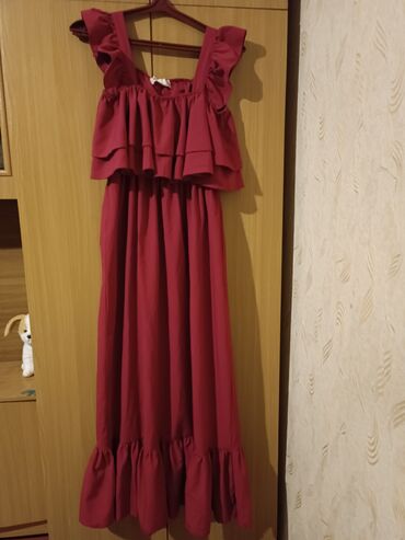 вечерние платья для женщин: Вечернее платье, Пышное, Длинная модель, Без рукавов, 2XL (EU 44)