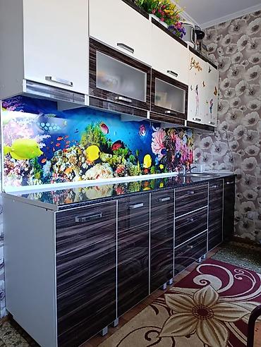 silver kitchen: Кухонный гарнитур с фотопанелью «Морской риф» - Комплектация: нижние — 1