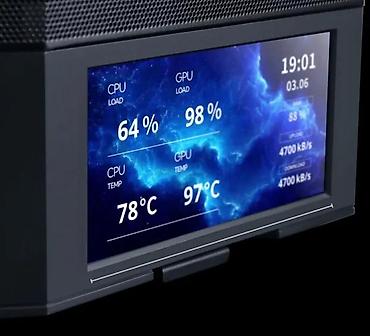 Druga oprema za računare i laptopove: PC kućište sa prednjim informacionim ekranom - Format: mid‑tower ATX — 3