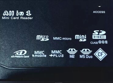 Digər ehtiyat hissələri: Çoxfunksiyalı KART OXUYUCU ADAPTERİ. SD, TF, CF kartları, eləcə də — 19