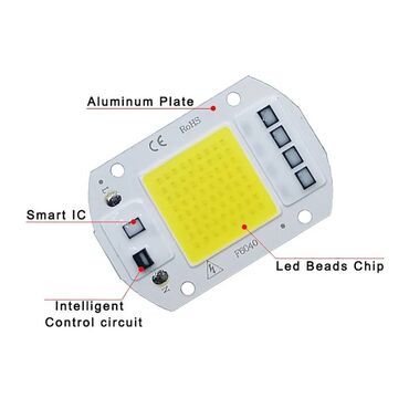 Baštenska rasveta: Led SMD Dioda Reflektor 32-48v 4500 Dc 50w 0k — 2