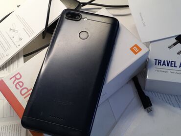 Redmi: Redmi 6, 64 GB, rəng - Qara, Zəmanət, Düyməli, Sensor — 10