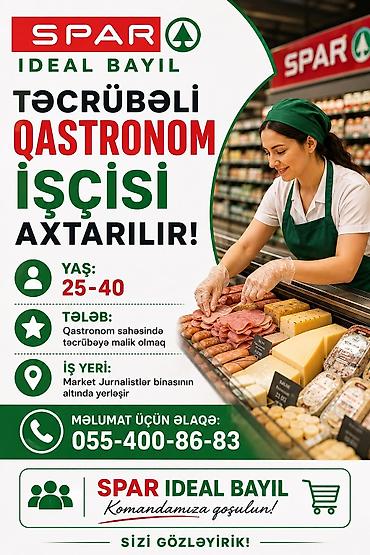 saray iş elanları: Kassir tələb olunur, 30-45 yaş, Aylıq ödəniş — 3
