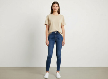 t shirty beżowe damskie: T-shirt damski, rozmiar S