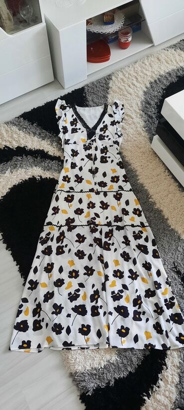 svečane crne haljine: L (EU 40), XL (EU 42), color - Multicolored, Other style, With the straps