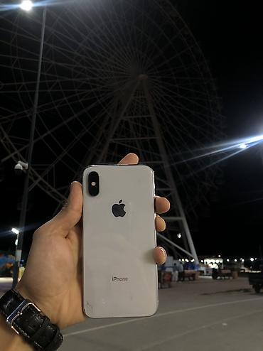 ıphone x: IPhone X, 64 ГБ, цвет Silver - Безрамочный OLED‑дисплей - Две — 2