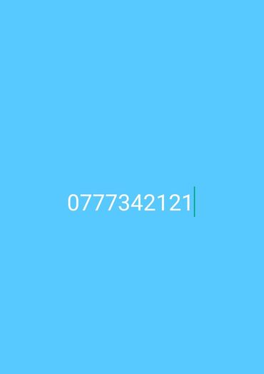 SİM-kartlar: Nömrə: ( 077 ) ( 7342121 ), İşlənmiş