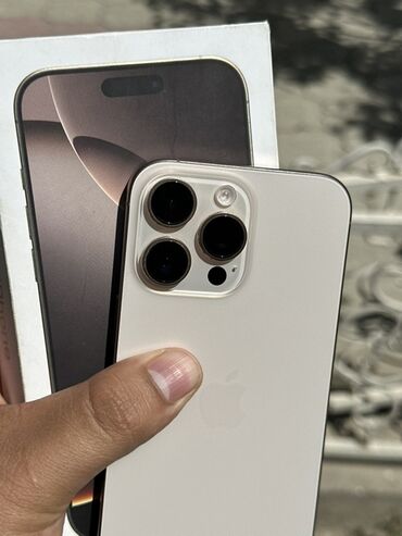 айфон 14 п: IPhone 16 Pro Max, 256 ГБ, Desert Titanium, Коробка, 94 %