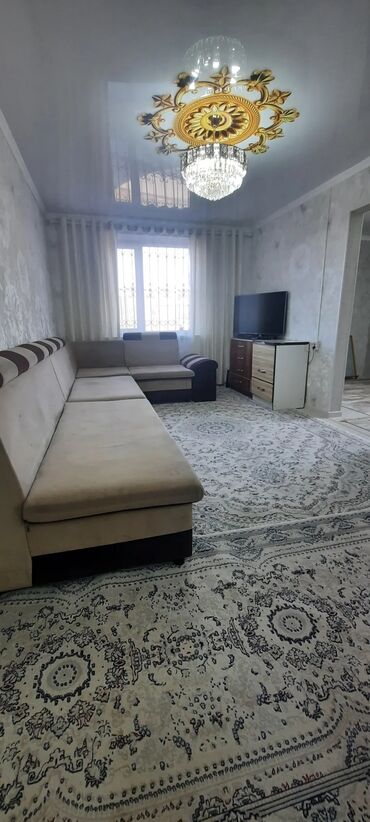 продаётся 2 ком кв город каракол: 2 бөлмө, 55 кв. м, 1 кабат, Евроремонт