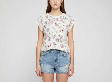 elton john t shirty: New Look, T-shirt damski, rozmiar XS