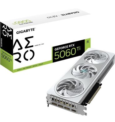 Настольные ПК и рабочие станции: Видеокарта Gigabyte GeForce RTX 5060 Ti, 16 ГБ, Новый