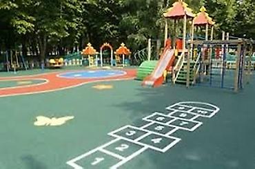 вок: Покрытие для детских площадок из резиновой крошки (бесшовное). - Тип — 3