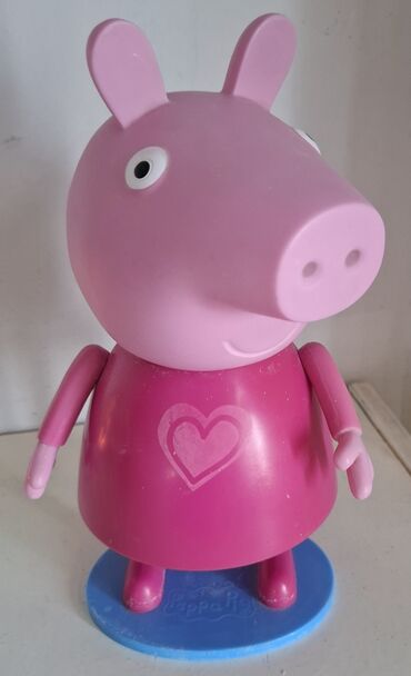 zimske helanke za devojcice: Peppa prase plastična igračka koja je bila boca za šampon pomera ruke