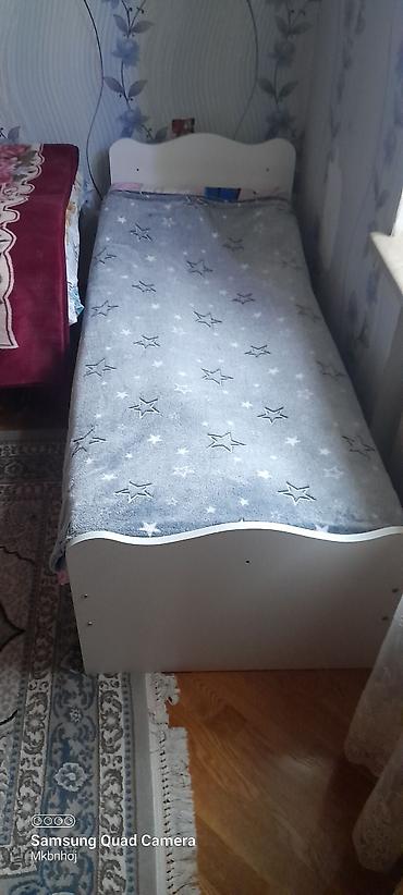 ulduz acar: Uşaq/Yeniyetmə çarpayısı - Material: ağ rəngli MDF/LDSP karkas - Ölçü — 2