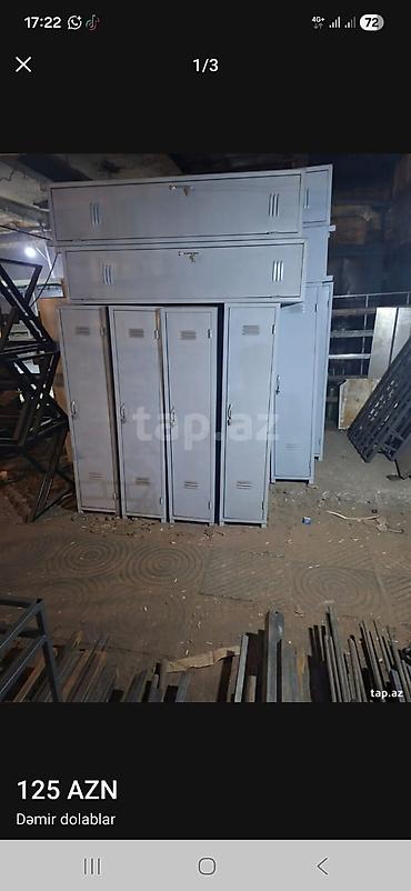 islenmis skaflar: Məhsul: Dəmir dolablar - Material: qalın metal korpus, havalandırma — 1