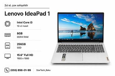 İşlənmiş Lenovo IdeaPad, 15.6 ", Intel Core i3, 256 GB, Ünvandan götürmə, Rayonlara çatdırılma, Ödənişli çatdırılma