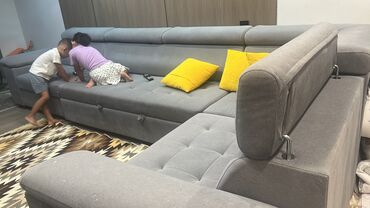 мебель в рассрочку в бишкеке: 1)Продается угловой диван Тройка. Б/у не новый Раскладной. 35.000 с