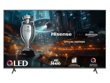 pec na plinsku bocu: Hisense 75E7NQ – 75" SMART QLED 4K UHD televizor (144Hz, Dolby Atmos