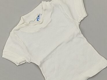 biała bluzka na długi rękaw: Blouse, 6-9 months, condition - Good