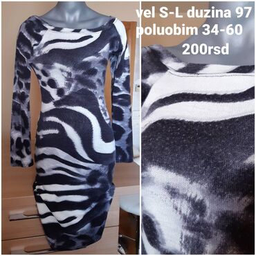 zuta svecana haljina: M (EU 38), color - Multicolored, Other style, Long sleeves