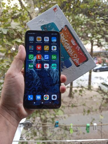 Samsung: Redmi 9A, 32 ГБ, цвет - Черный, Face ID