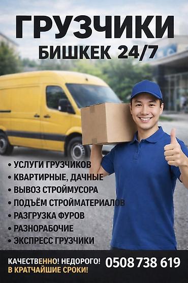 грузчиктер: Жүк ташуучу. Азия Молл — 1