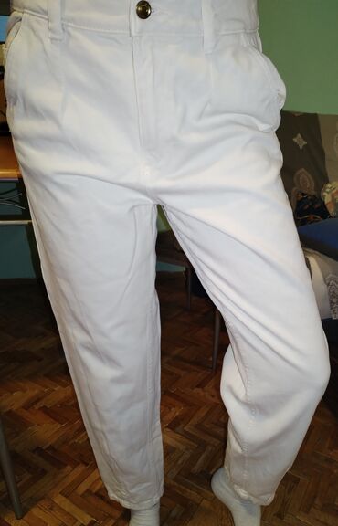 zlatne pantalone: Cotton, High rise, Other model