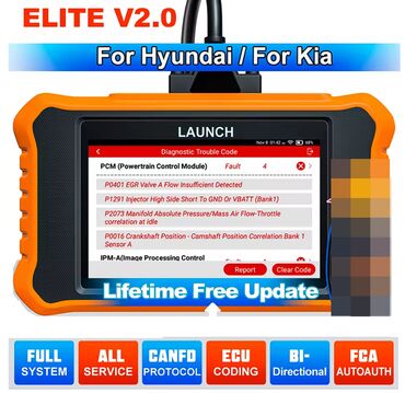 Alati za automobile: Novo - Launch Creader Elite V2.0 OBD2 Kia, Hyundai, Genesis Potpuna — 15