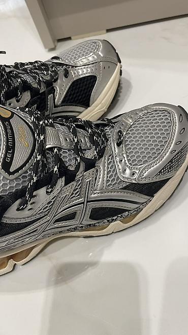 красовка асикс: Кроссовки, 36.5, 37, Asics, Б/у, цвет - Серебристый, Самовывоз — 3