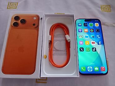 IPhone 17 Pro Max, Б/у, 1 ТБ, Оранжевый, Коробка, 100 %