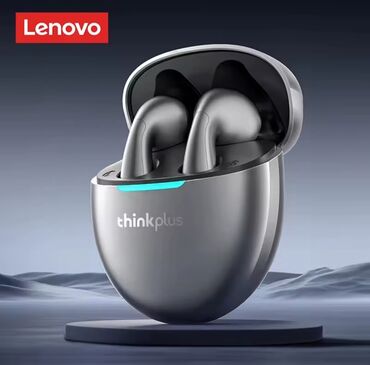 Qulaqcıqlar: Yeni Simsiz (Bluetooth) Qulaqcıqlar, Lenovo, rəng - Boz — 8