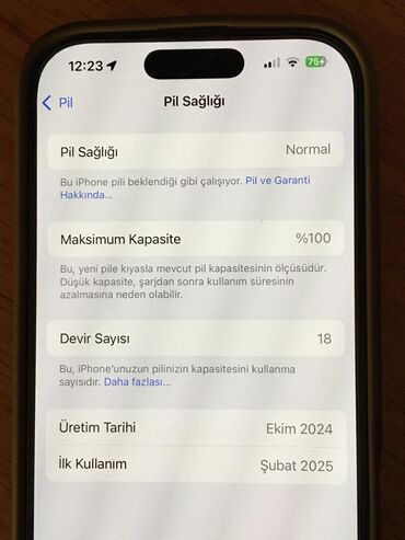 sony telefon: IPhone 16 Pro, 256 GB, Desert Titanium, Zəmanət