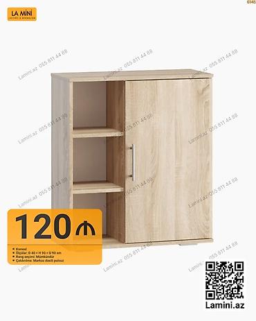 Komodlar: Minimalist komod - Material: ağac teksturalı laminat - Ölçülər — 1