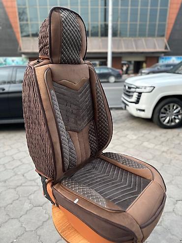 Чехлы и накидки на сиденья: Чехлы Велюровые, С подушкой, цвет - Бежевый, Новый, Бесплатная доставка — 7