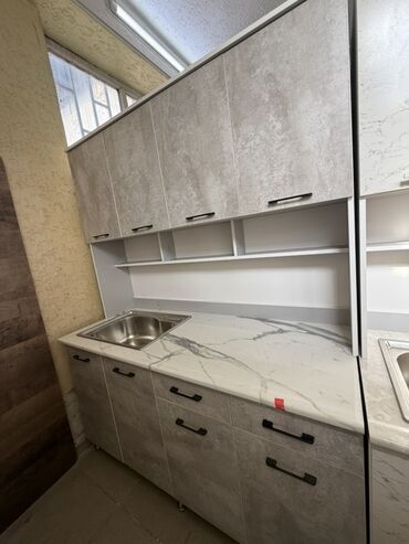 Кухонные гарнитуры: Кухонный гарнитур, Новый, цвет - Белый, Бесплатная доставка — 7