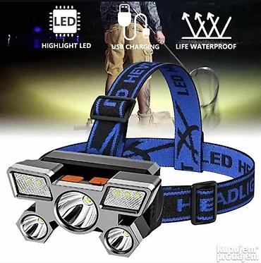 casio zeleni sat: Praktična i snažna LED čeona lampa sa 5 LED dioda, idealna za rad — 3