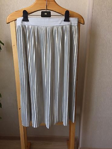 Юбки: Плиссированная юбка с эффектом металлик Бренд: Mango Размер: M/L Цвет — 9