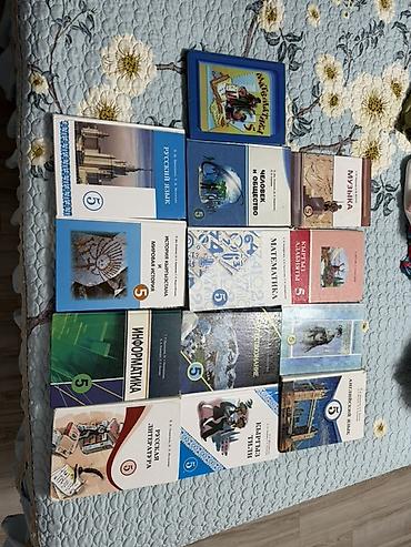 Китептер жана журналдар: Комплект школьных учебников для 5 класса. В набор входят (по обложкам — 1