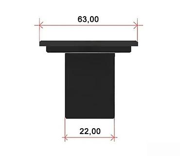 singl ploce: Membrana / klip ventila za prskalice – fi 63 mm (spolja), fi 22 mm — 2