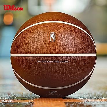 мяч для баскетбола: Баскетбольный мяч Wilson NBA (официальная разметка в стиле NBA) - — 1