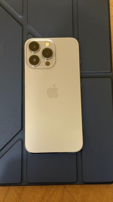 Apple iPhone: IPhone 13 Pro, Б/у, 128 ГБ, Голубой, Кабель, 80 % — 9