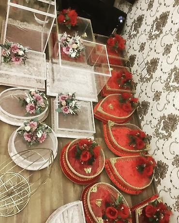 hamam xoncasi: Xınayaxdı/nişan üçün bəzəkli xonça qirmizilar satilir ancaq — 1