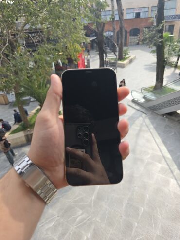 iphone 12 баку: IPhone 12 Pro Max, 256 GB, Qızılı, Face ID